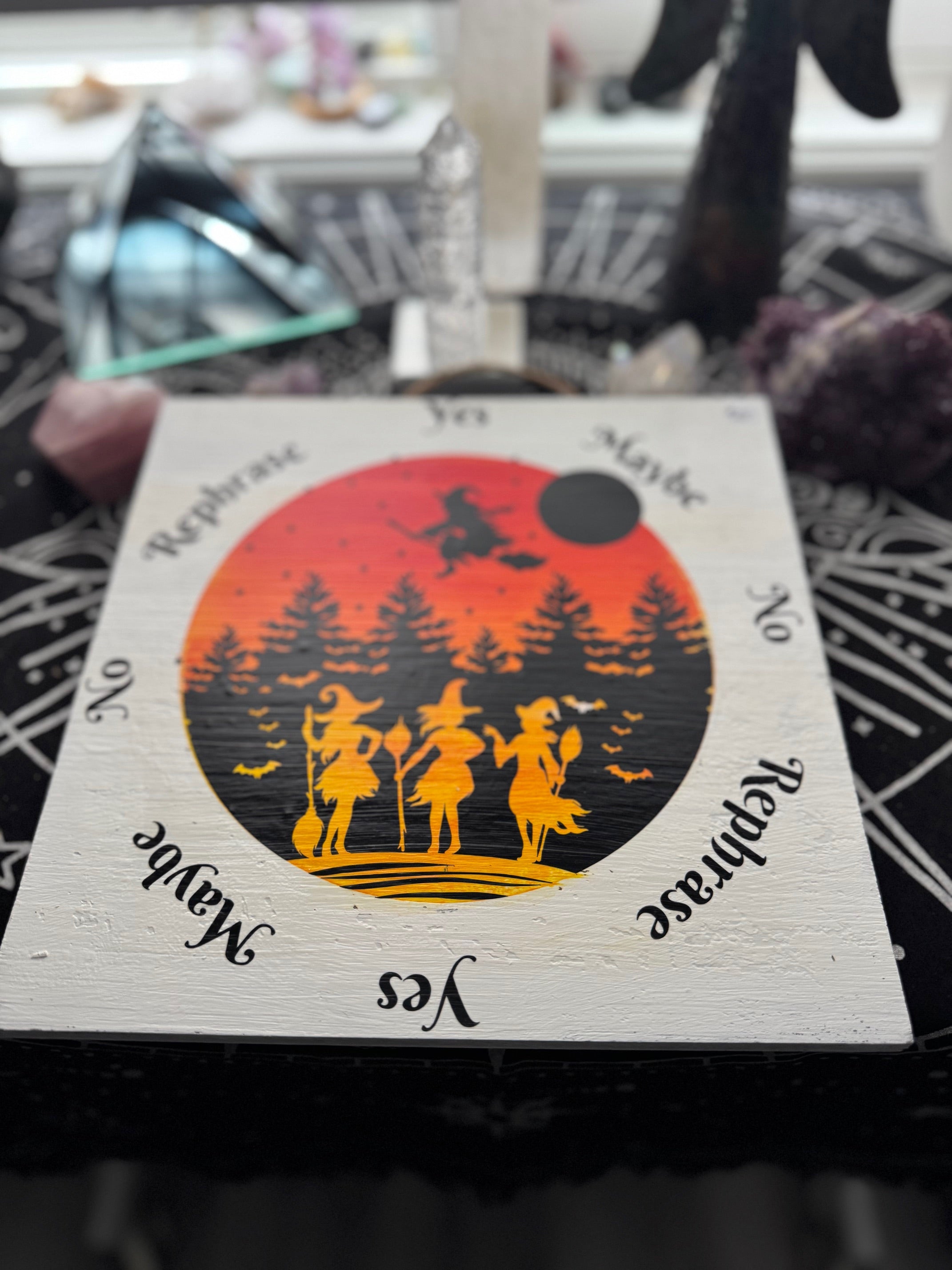 Handcrafted Pendulum Divination Board - 4WITCHES