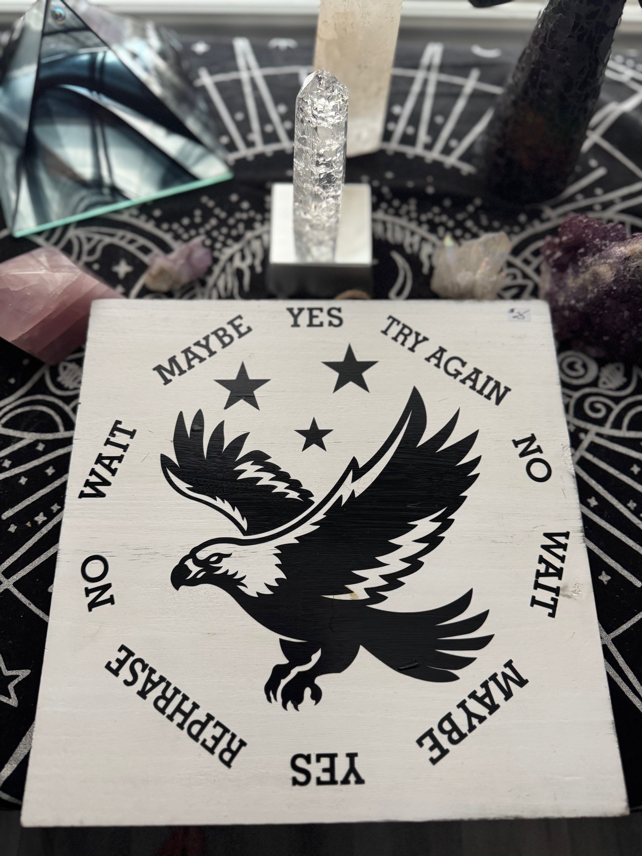Handcrafted Pendulum Divination Board - EAGLE