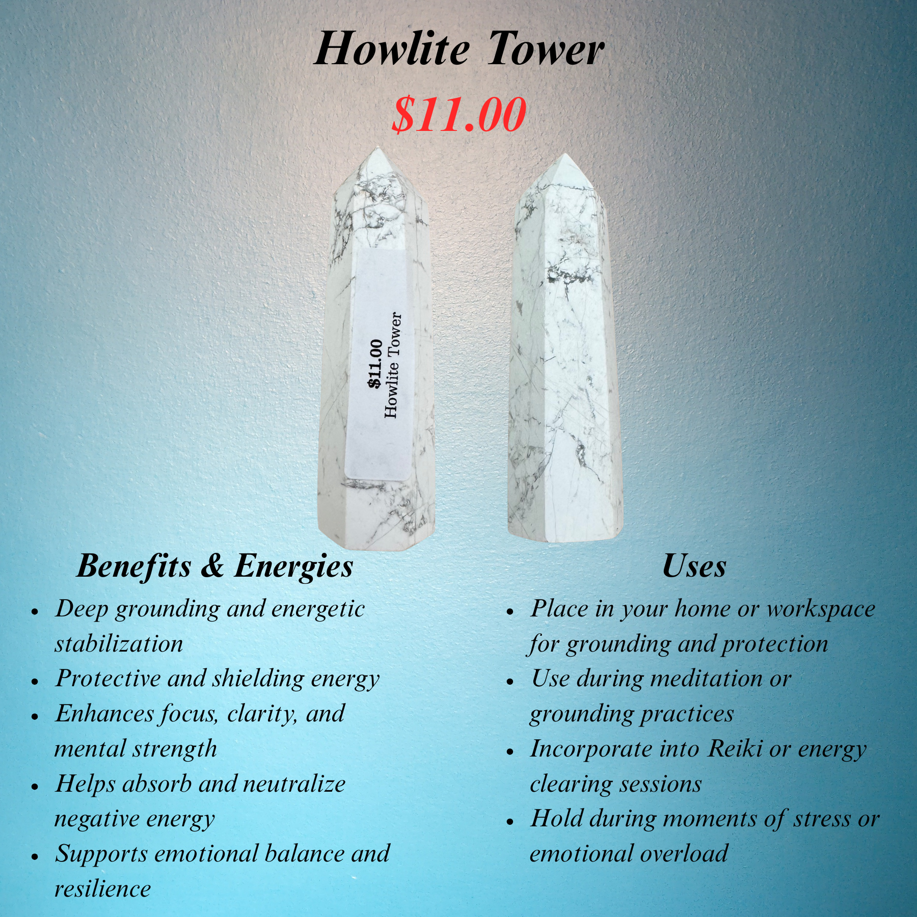Howlite Tower