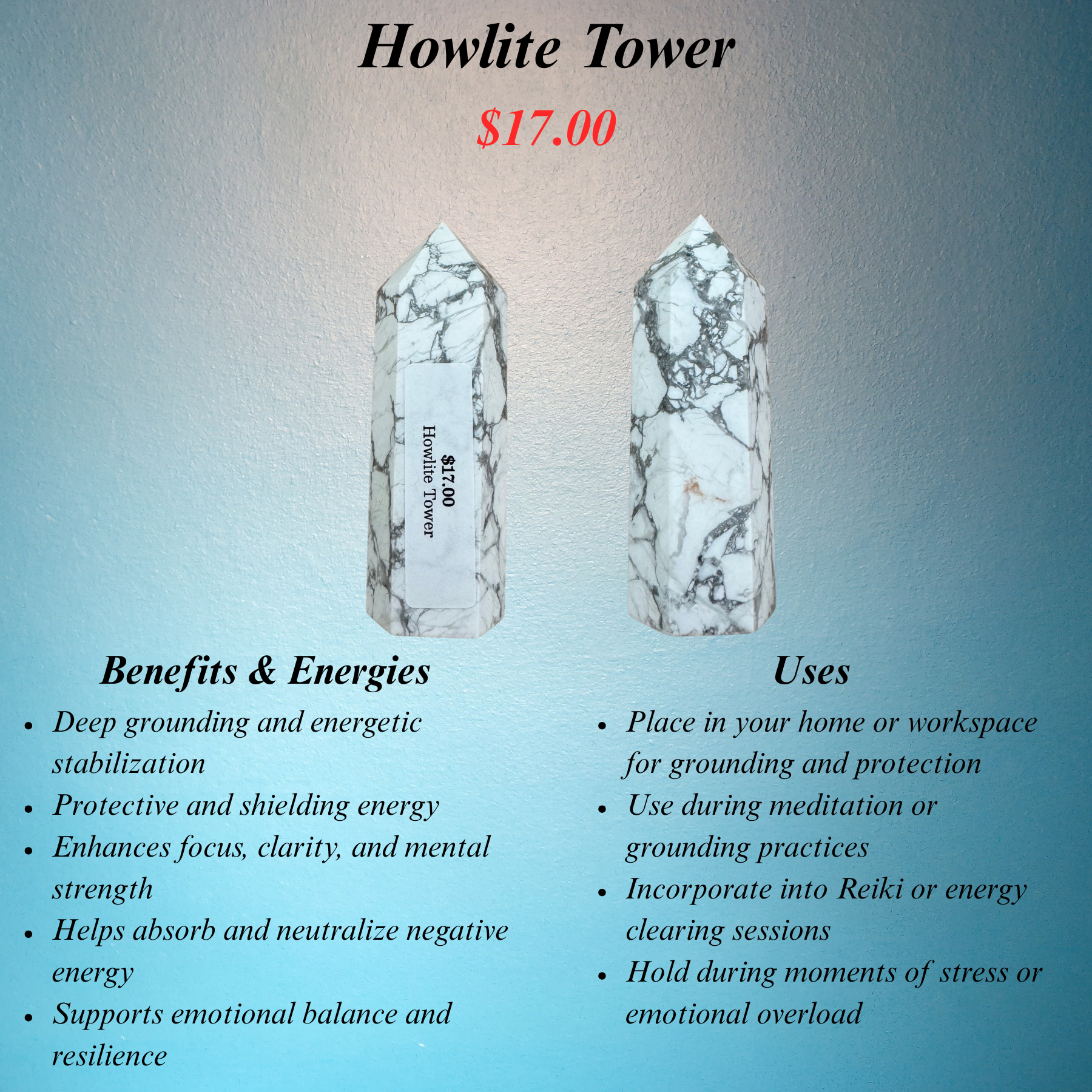 Howlite Tower
