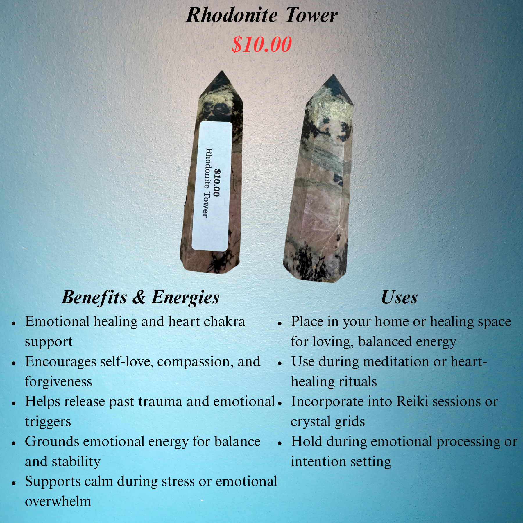 Rhodonite Tower