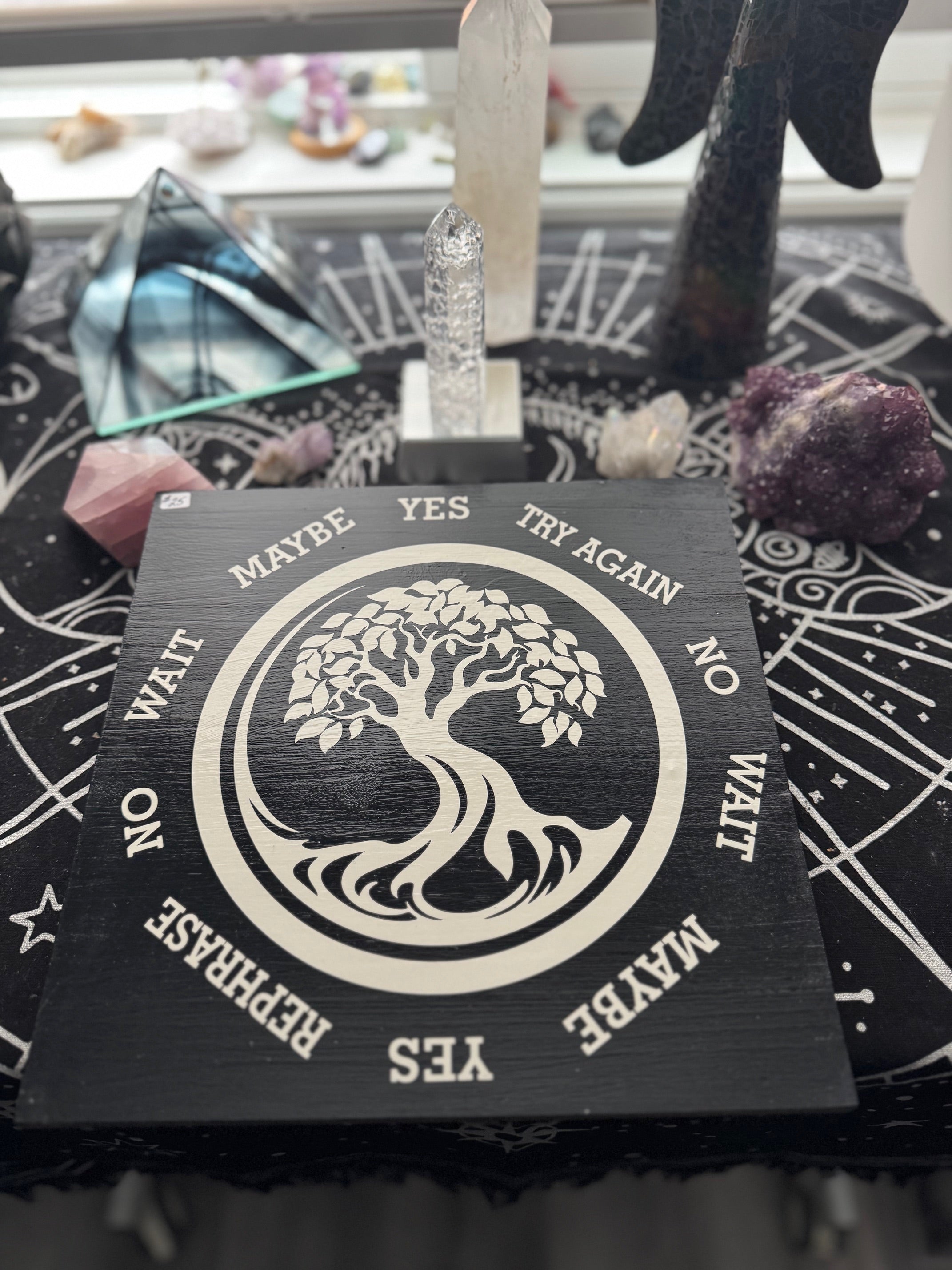 Handcrafted Pendulum Divination Board - TREE OF LIFE